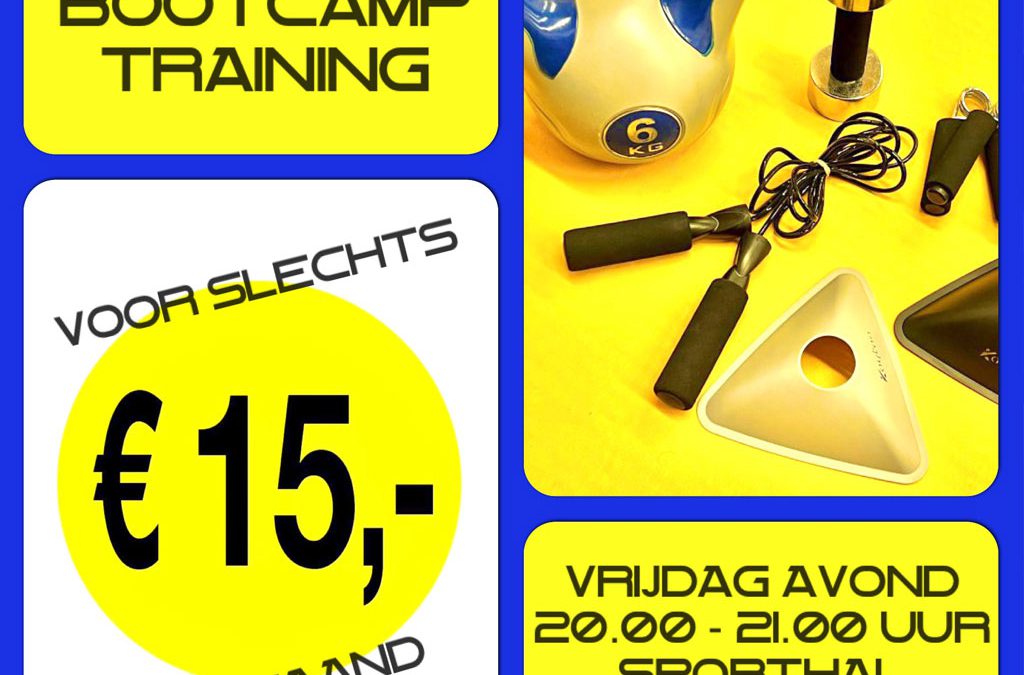 NU CONDITIE / BOOTCAMP TRAINING VOOR OUDERS / JUNIOREN EN SENIOREN